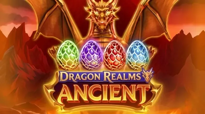 Dragon Realms Ancient Slot mit Drachen und Eiern auf Flagman Casino